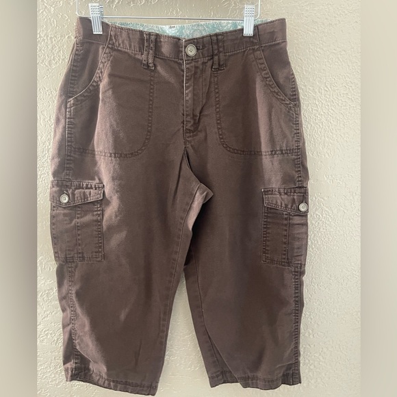 Lee Brown Cargo Capris - Picture 1 of 8